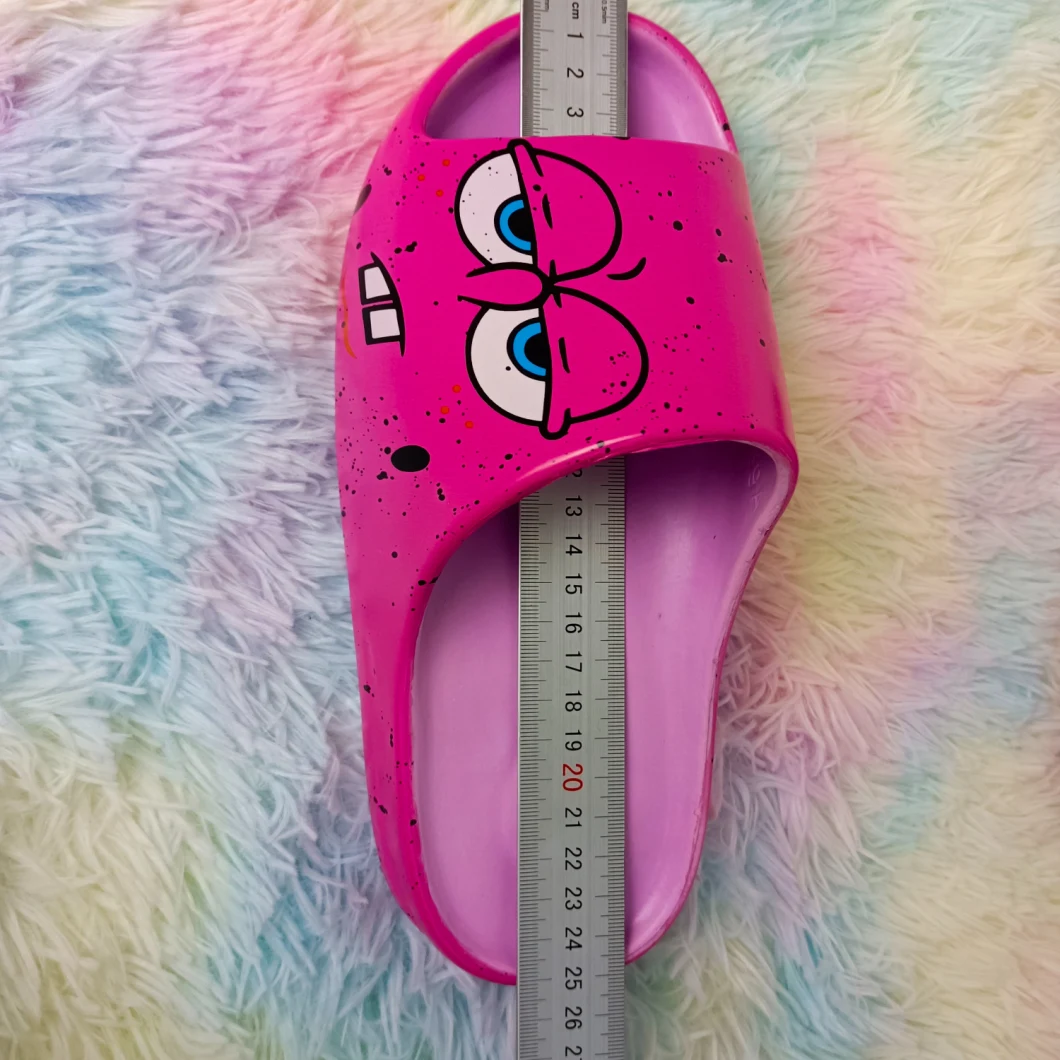 OEM EVA Slippers Flat Non-Slip Soft Shoes Indoor Home Slippers Wholesale Summer Comfortable Slides Sandals Cartoon Pattern