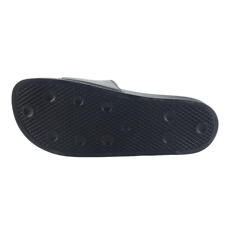 Happy Slides High Quality Plain Black Slides Slippers, Nice Embossing Design Mens Slides Slippers, Fashion Mens Slides Sandal Custom Logo