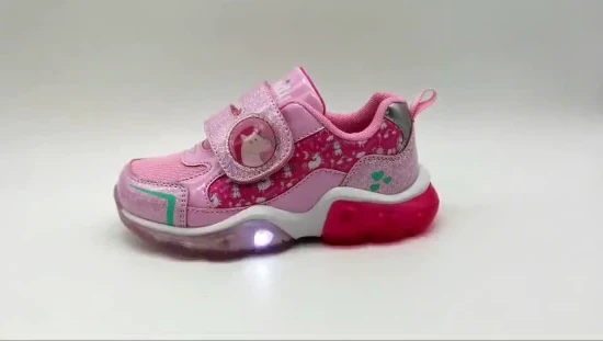 Sapatos infantis moda tênis para meninas calçados de injeção sola leve para primavera verão sapatos volumn papai casual