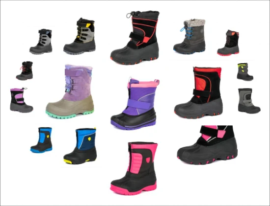 Mudboots de alta qualidade para bebês e crianças - Botas quentes para chuva, lama, neve