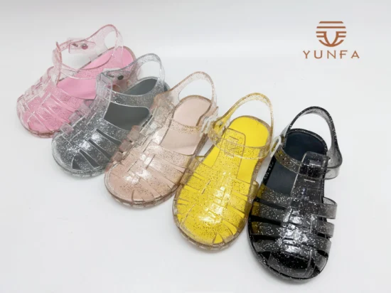 Venda imperdível sapatos de geleia para meninas, sola macia, crianças, bebê, infantil, verão, sandálias de princesa coroa, meninos, meninas, lindos, sapatos de geléia